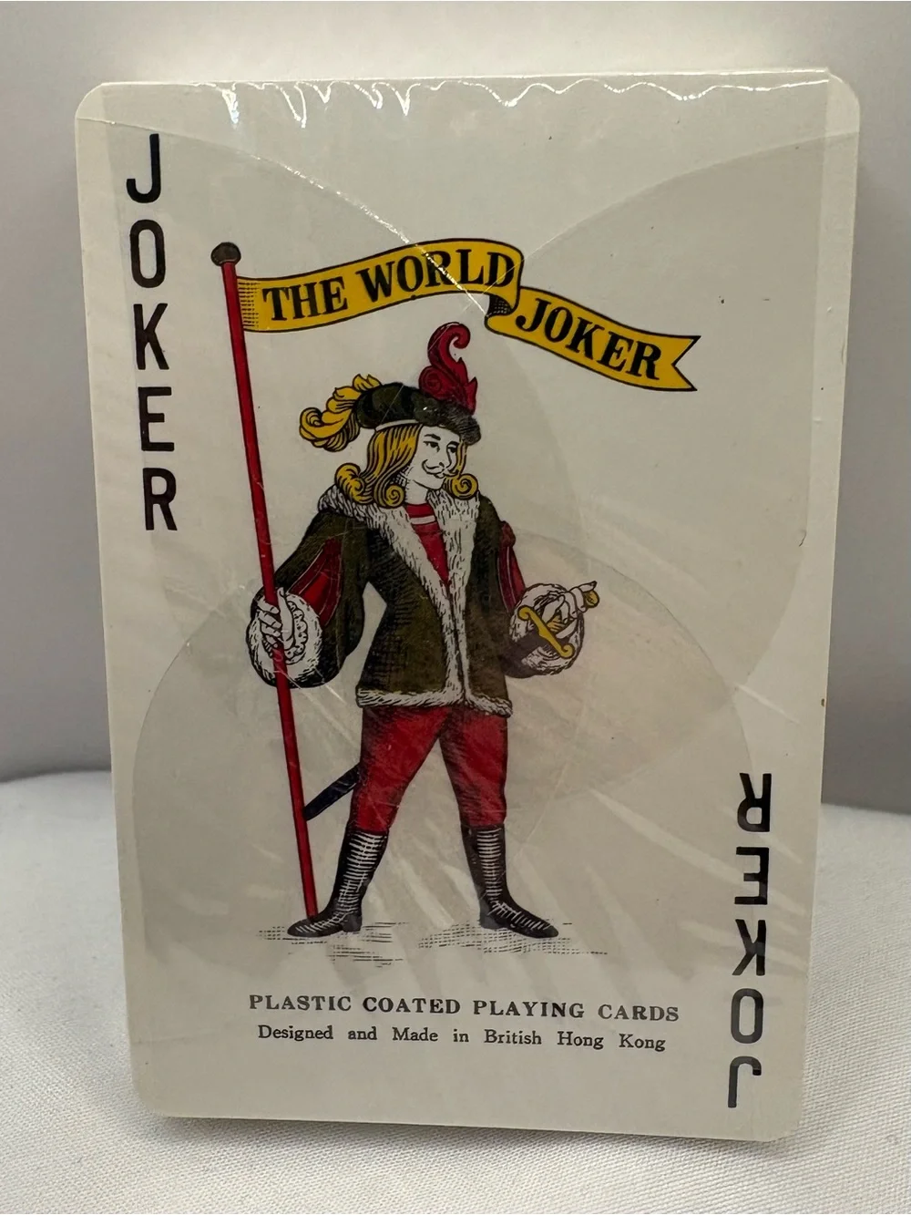 Vintage 1980 Sea World Playing Cards w Plastic Case Made in Hong Kong